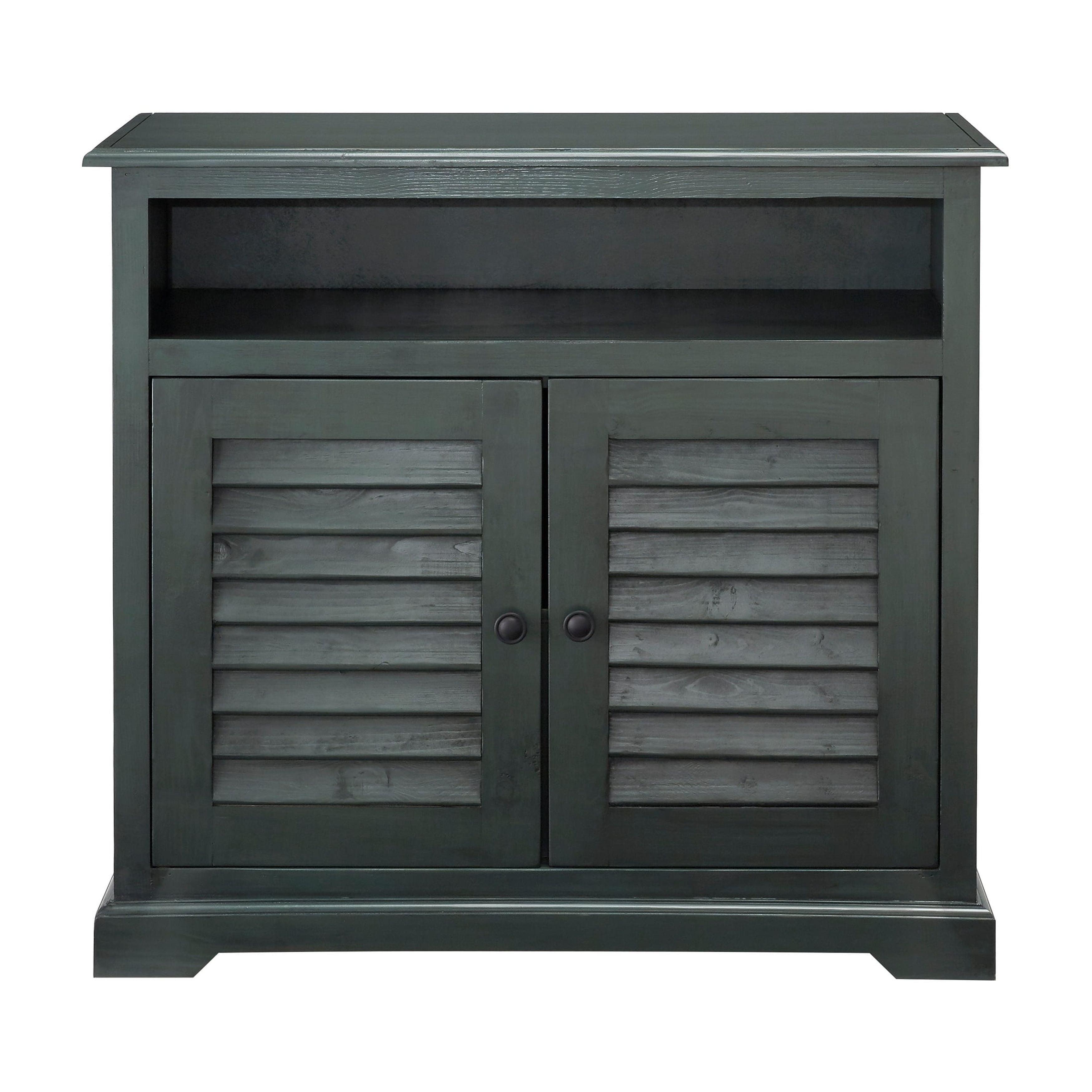 Progressive Furniture Shutter Lane Sage Green Wood Accent Chest