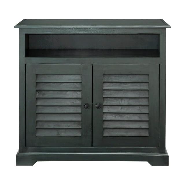 Progressive Furniture Shutter Lane Sage Green Wood Accent Chest