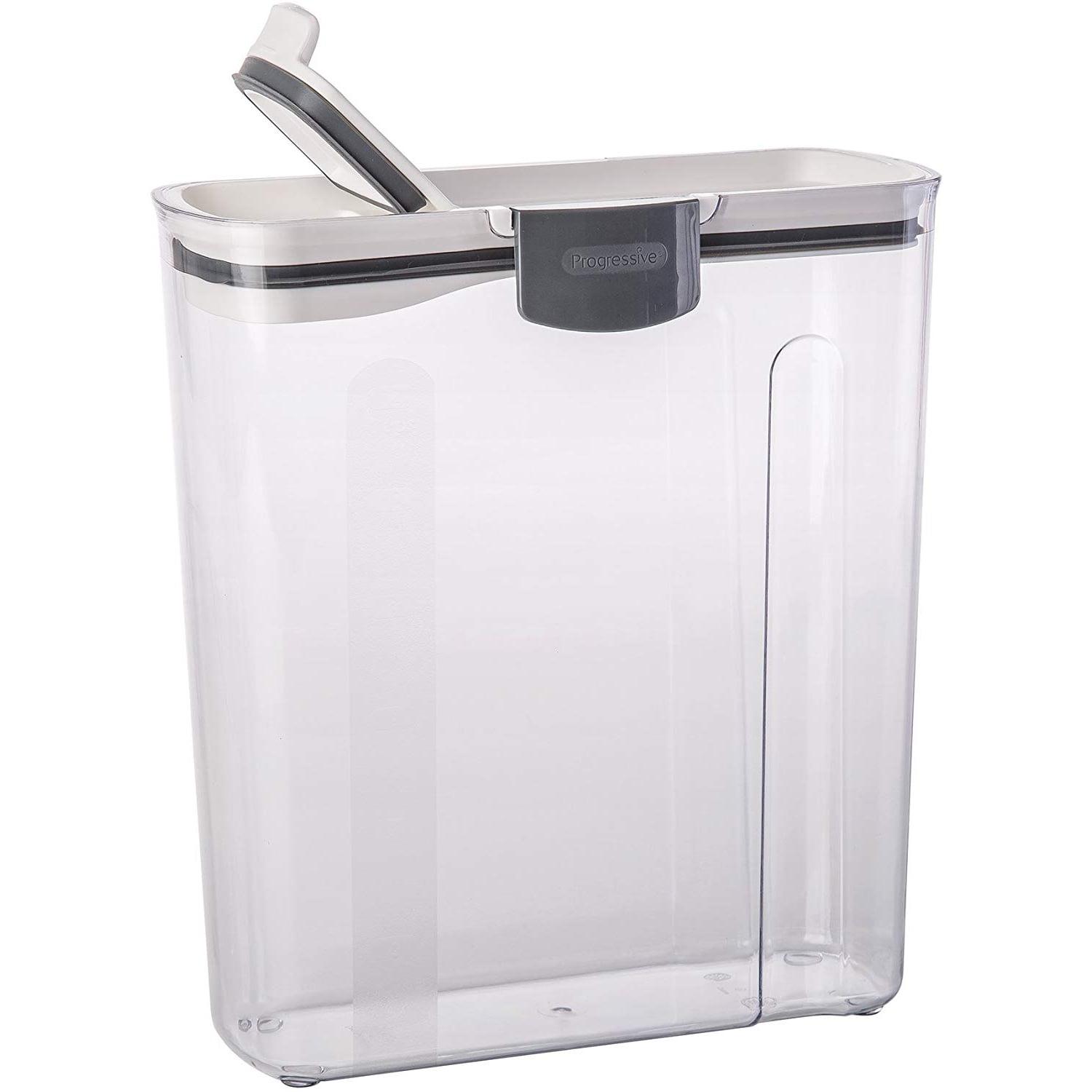 Clear BPA-Free Plastic Cereal Keeper with Flip Top Lid