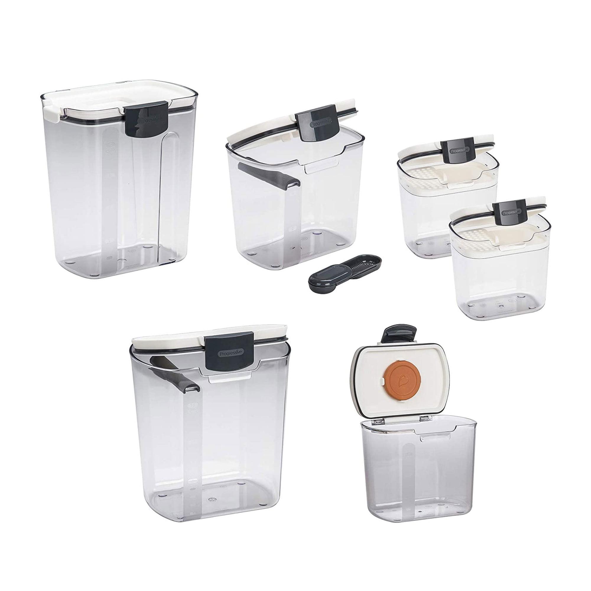 Clear Plastic 6-Piece Airtight Food Storage Container Set