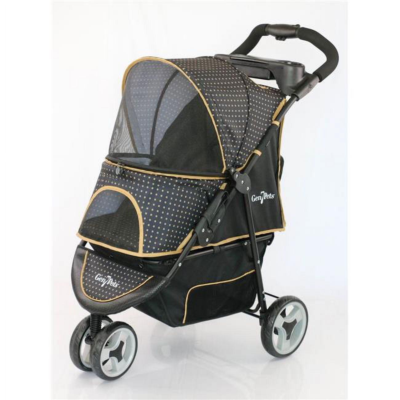 Gen7 Pets Promenade 35" Pet Stroller for Dogs and Pets upto 50 lb, Gold Nugget