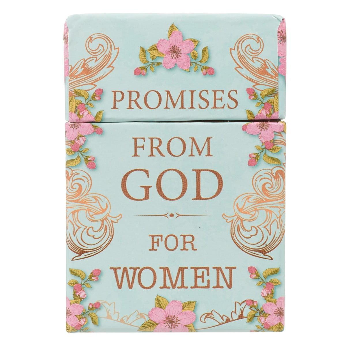 Teal and Pink Floral Inspirational Scripture Cards for Women