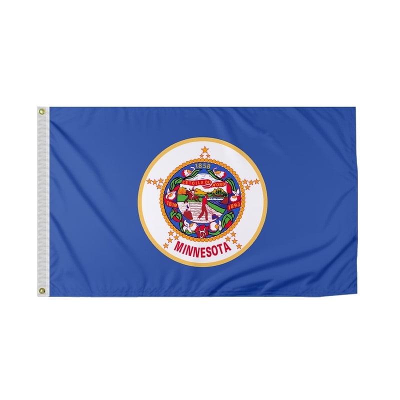 3x5 State of Minnesota Polyester Flag.