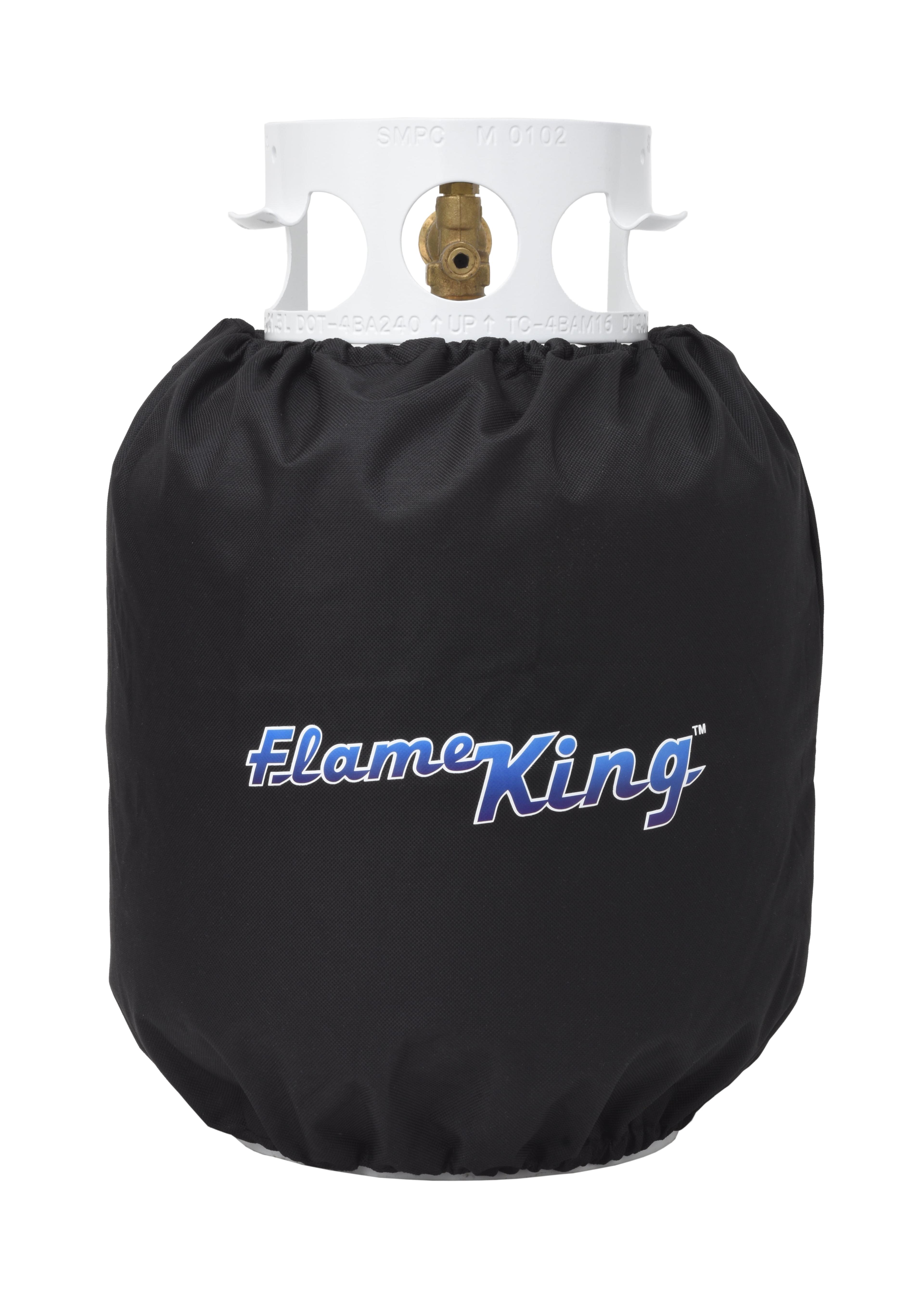 Black Weather-Resistant Propane Tank Cover for 20-lb Cylinders