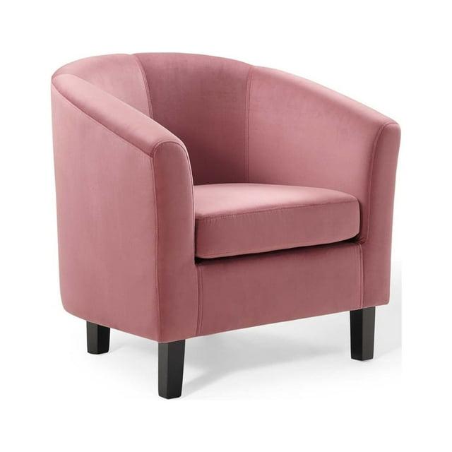 Prospect Performance Velvet Armchair, Dusty Rose