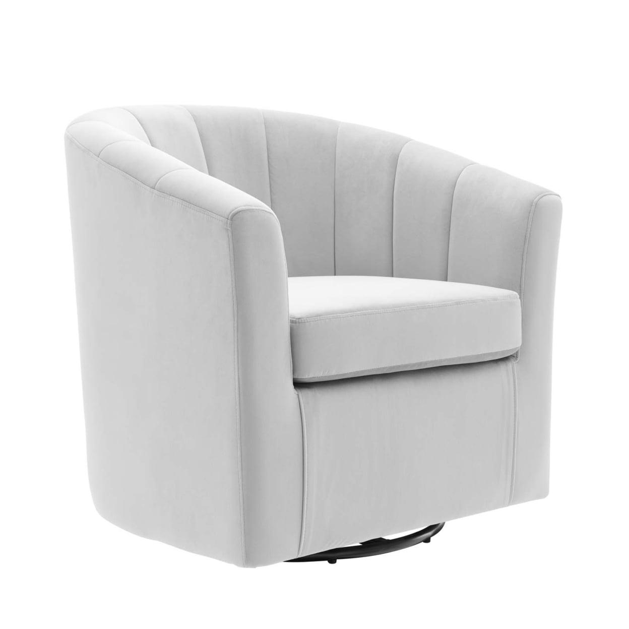 Modway Prospect Performance Velvet Swivel Armchair