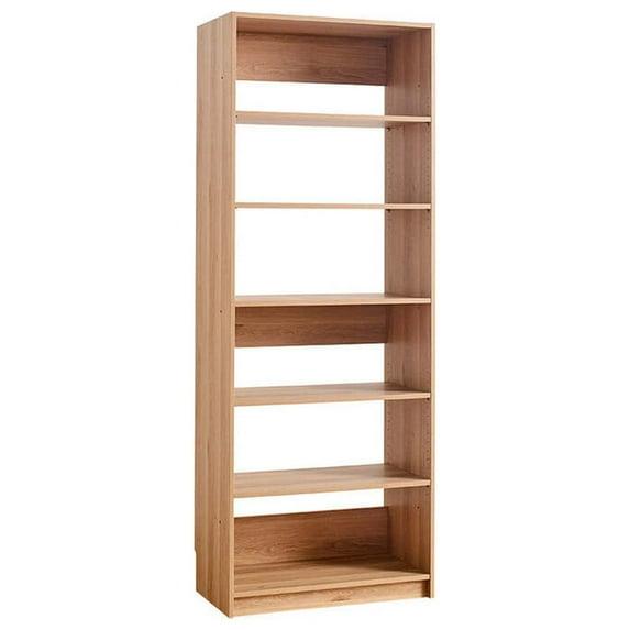 Prosper 32" Oak Wood Walk-in Closet with Five Shelves