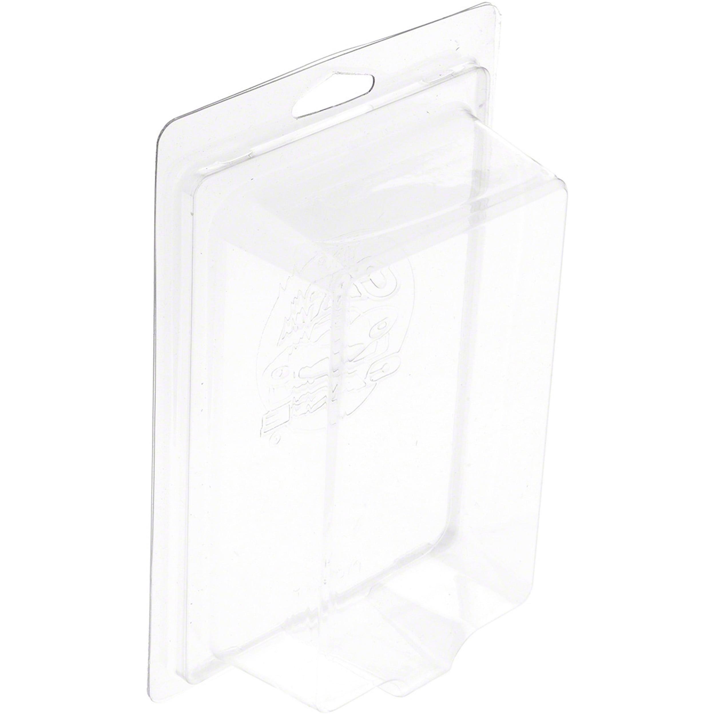 Clear Plastic Wall Mounted Display Case for Collectibles, 4.25" x 6.5"