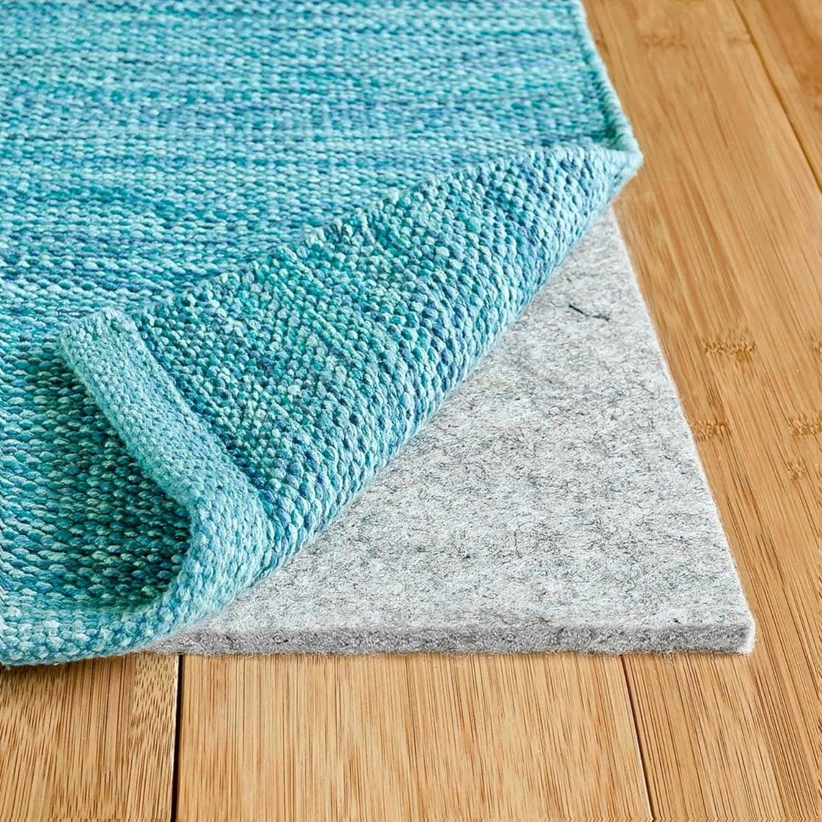 Eco-Friendly 8'x10' Rectangle 100% Felt Rug Pad for All Floors