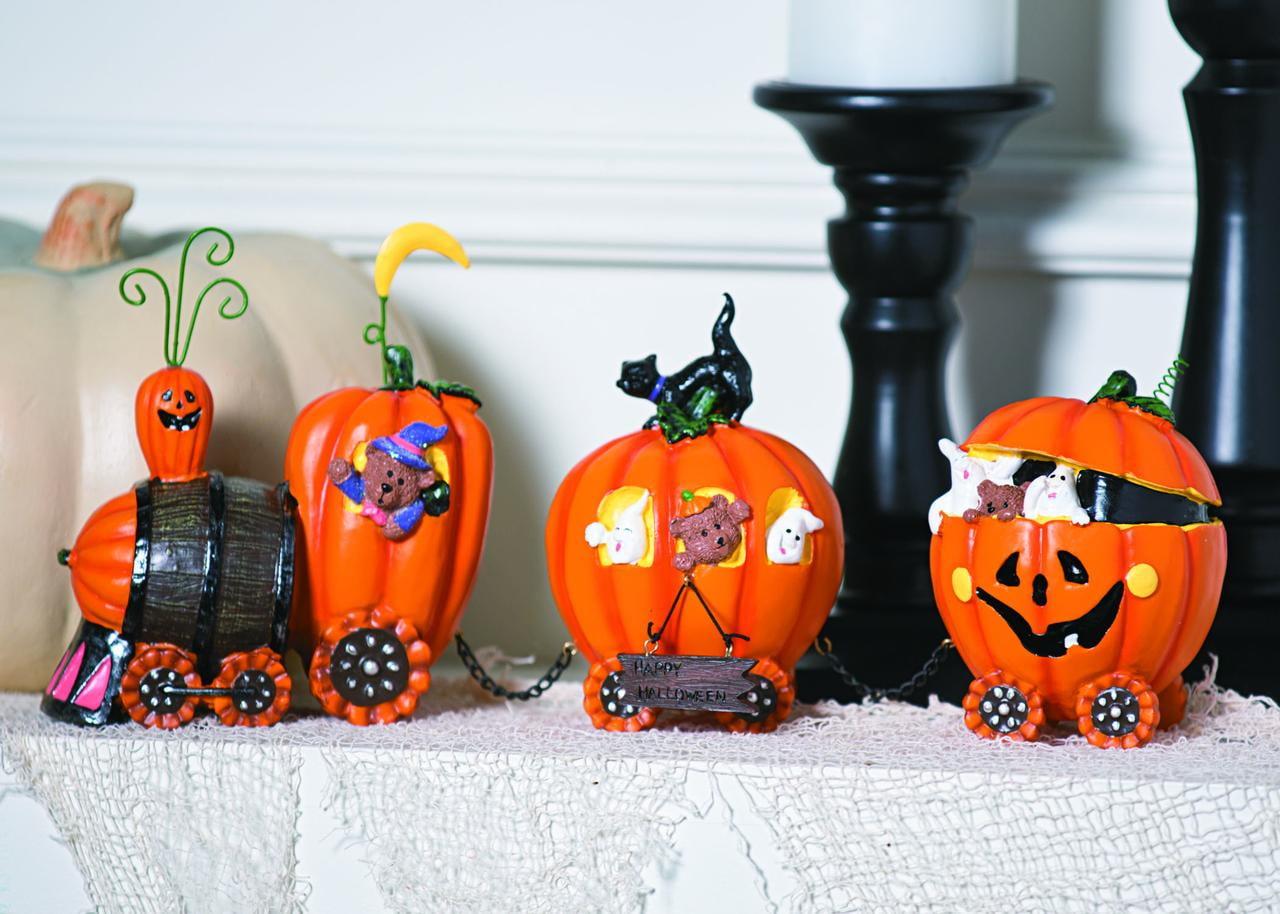 Pumpkin Express Train, Halloween, Thanksgiving, Fall, Autumn, Home Decor