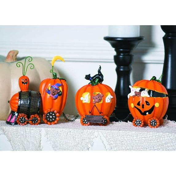 Pumpkin Express Train, Halloween, Thanksgiving, Fall, Autumn, Home Decor