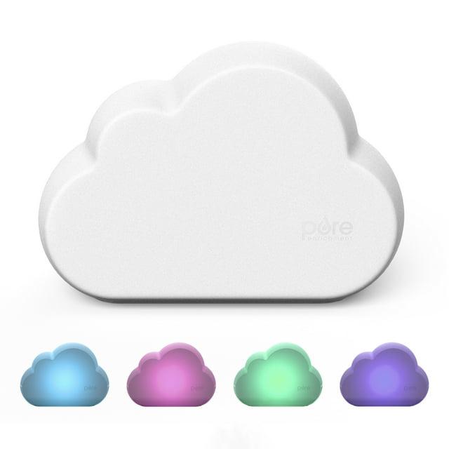 Pure Enrichment MistAire Cloud Ultrasonic Cool Mist Humidifier and Mood Light: Kids' Bedroom, Adjustable, Quiet, 24hr Run