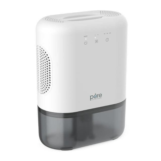 Pure Enrichment Pure Dry Elite Dehumidifier White: Small Room & Bathroom, 20 Oz/Day, Auto Shut-Off, 100-300 Sq. Ft.