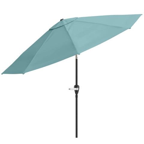 Dusty Green 10FT Steel Outdoor Patio Umbrella with Crank