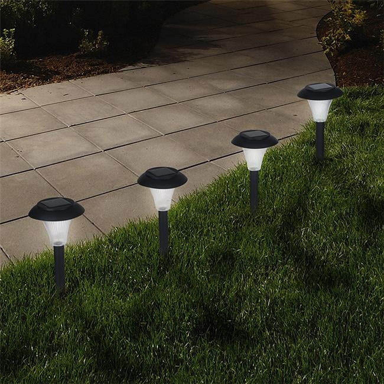 Low Voltage Solar Powered Integrated LED Pathway Light Pack (Set of 8)