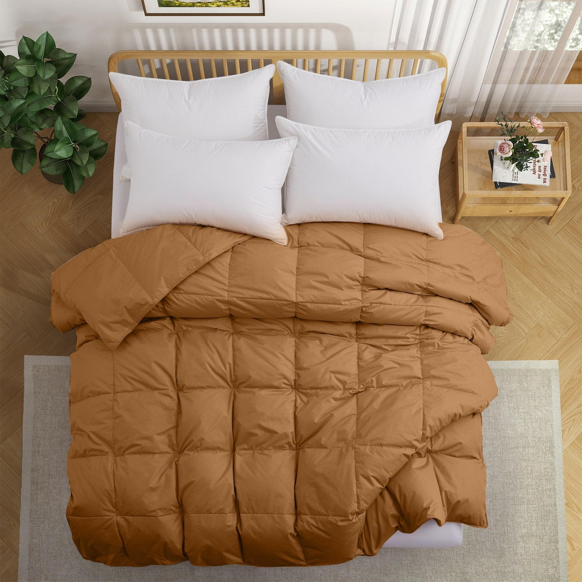 Fawn Twin Organic Cotton Down Duvet Insert