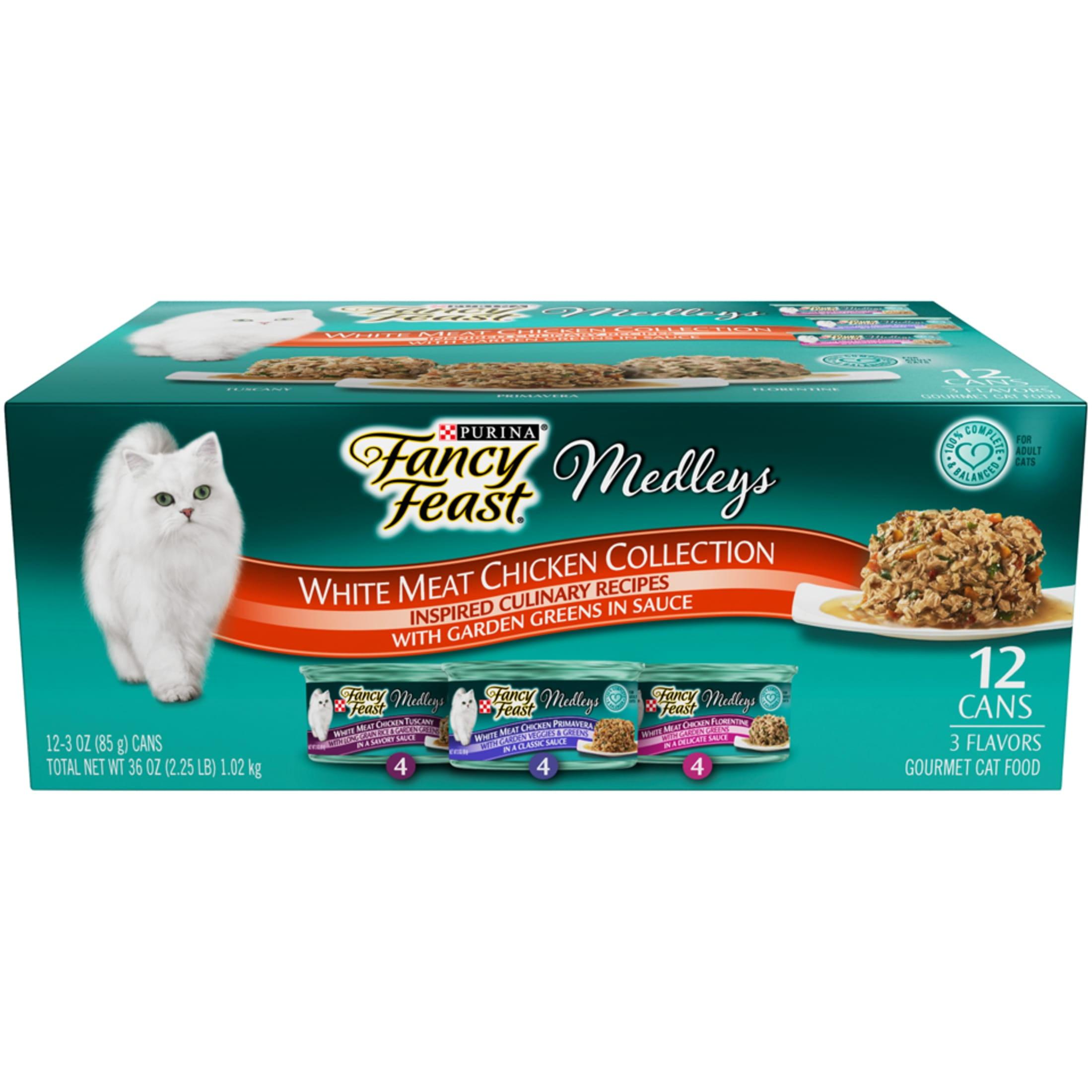 Fancy Feast Medleys Florentine Collection Wet Cat Food Variety Pack