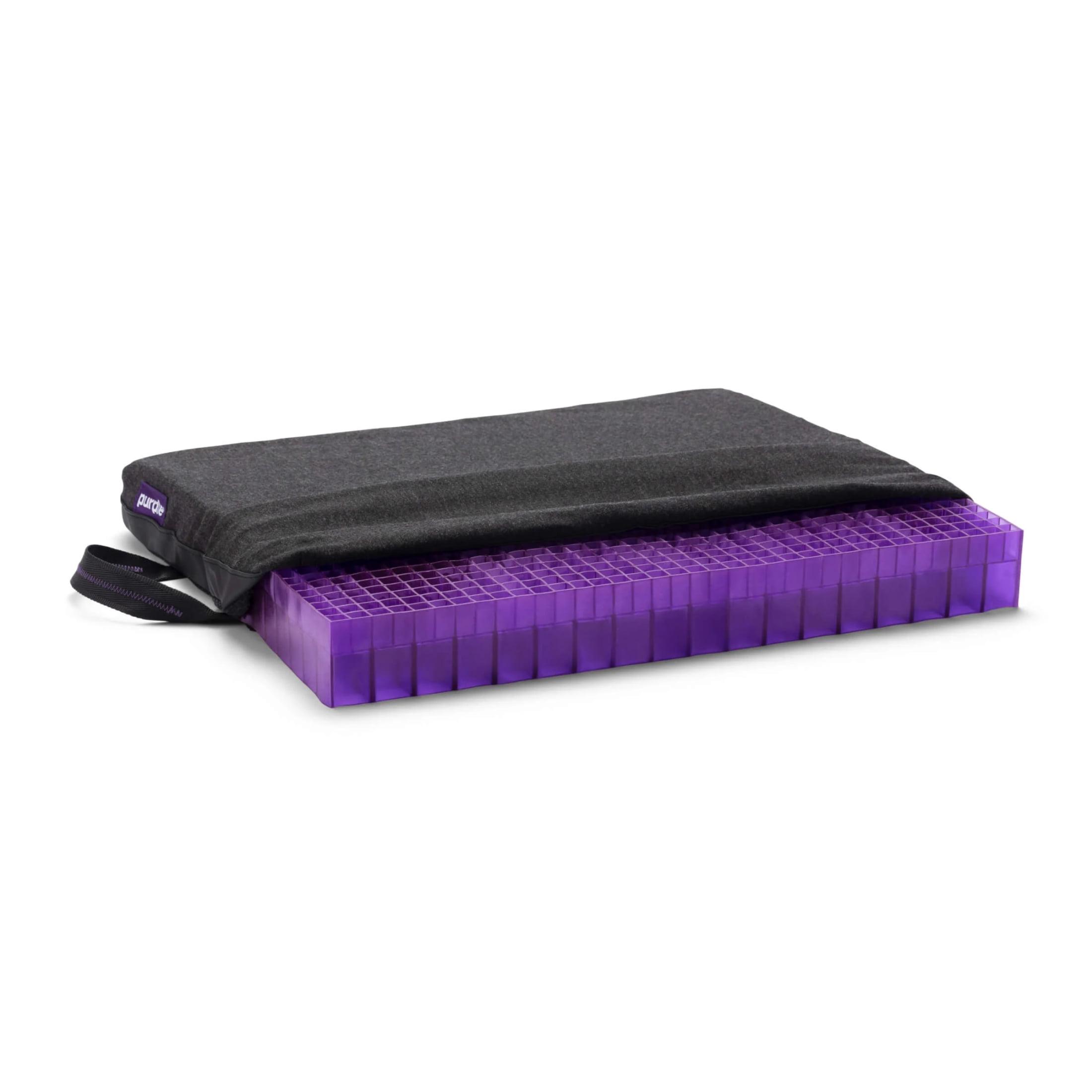 Purple GelFlex Grid Double Seat Cushion for Workspace Chairs