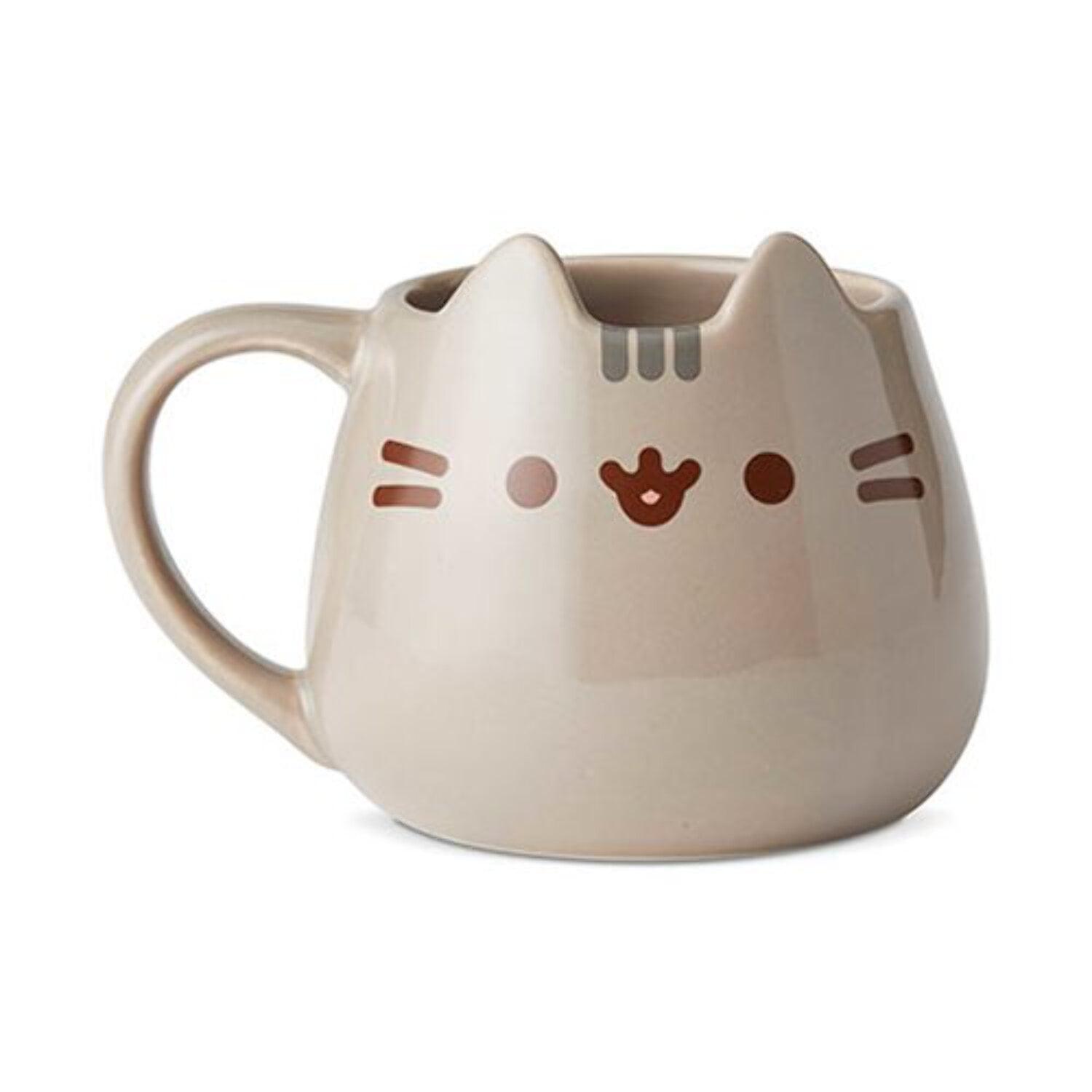 Enesco Pusheen Sculpted Cat Mug 4in H