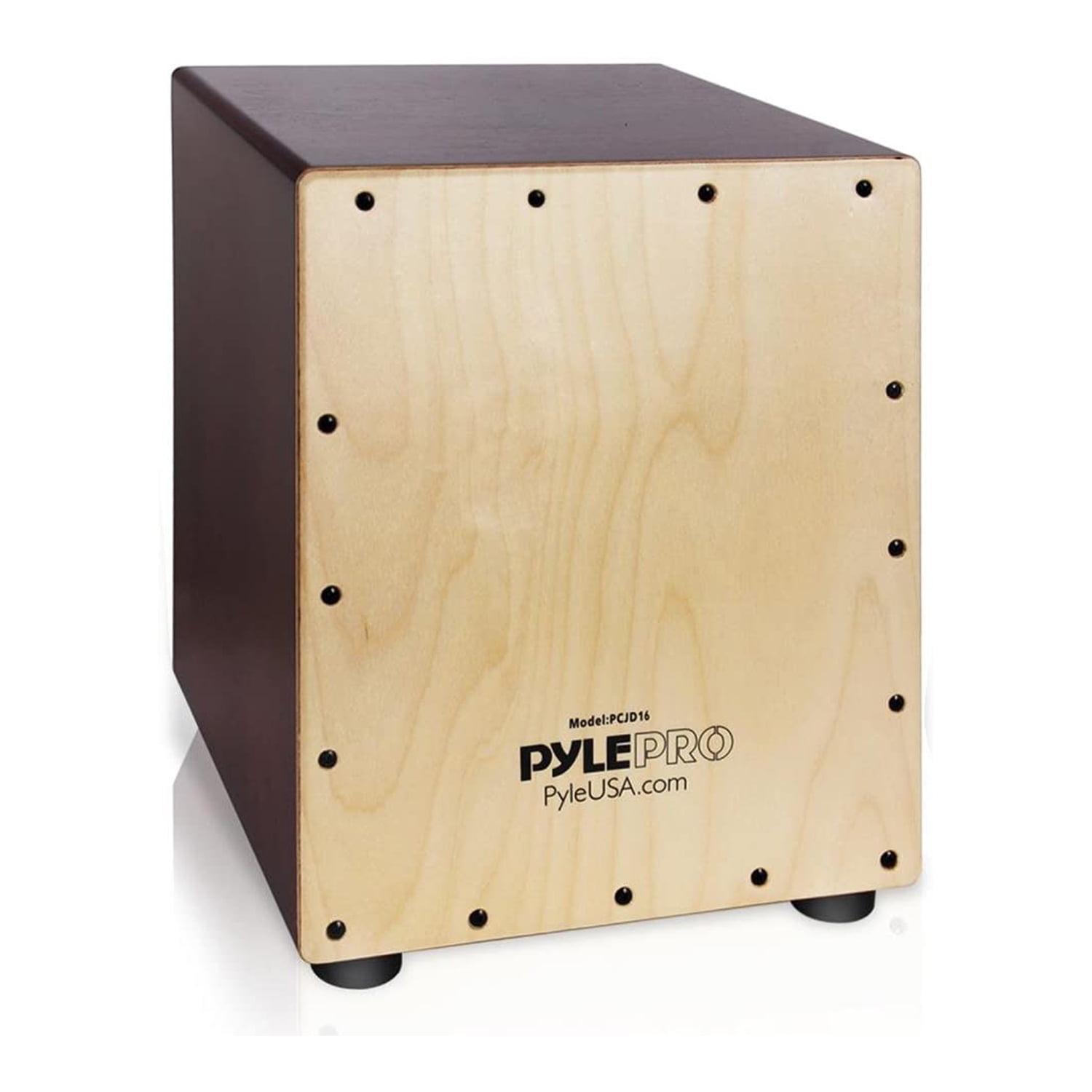 Compact Birchwood Acoustic Cajon Percussion Box with Deep Bass