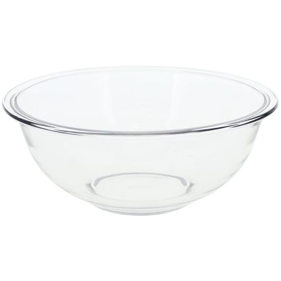 Pyrex Prepware 2.5-Quart Glass Mixing Bowl – Clear, Durable Bowl for Baking, Mixing, and Food Prep