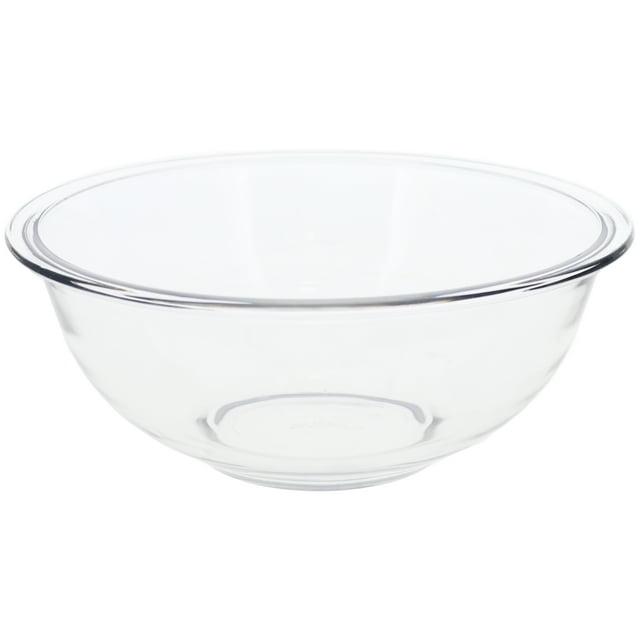 Pyrex Prepware 2.5-Quart Glass Mixing Bowl – Clear, Durable Bowl for Baking, Mixing, and Food Prep