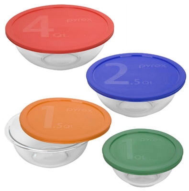 Pyrex 8pc Mixing Bowl Set