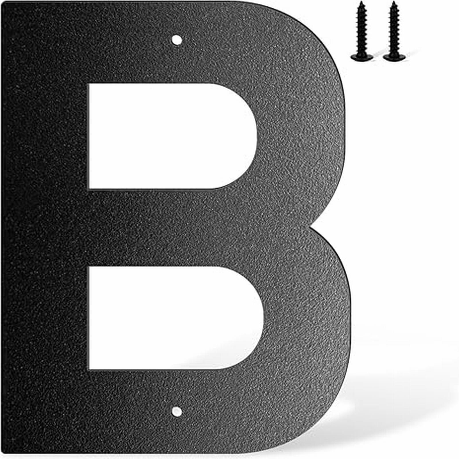 Barton Barton 6-Inch Floating Mount House Letter - Modern Design with Stainless Steel Construction