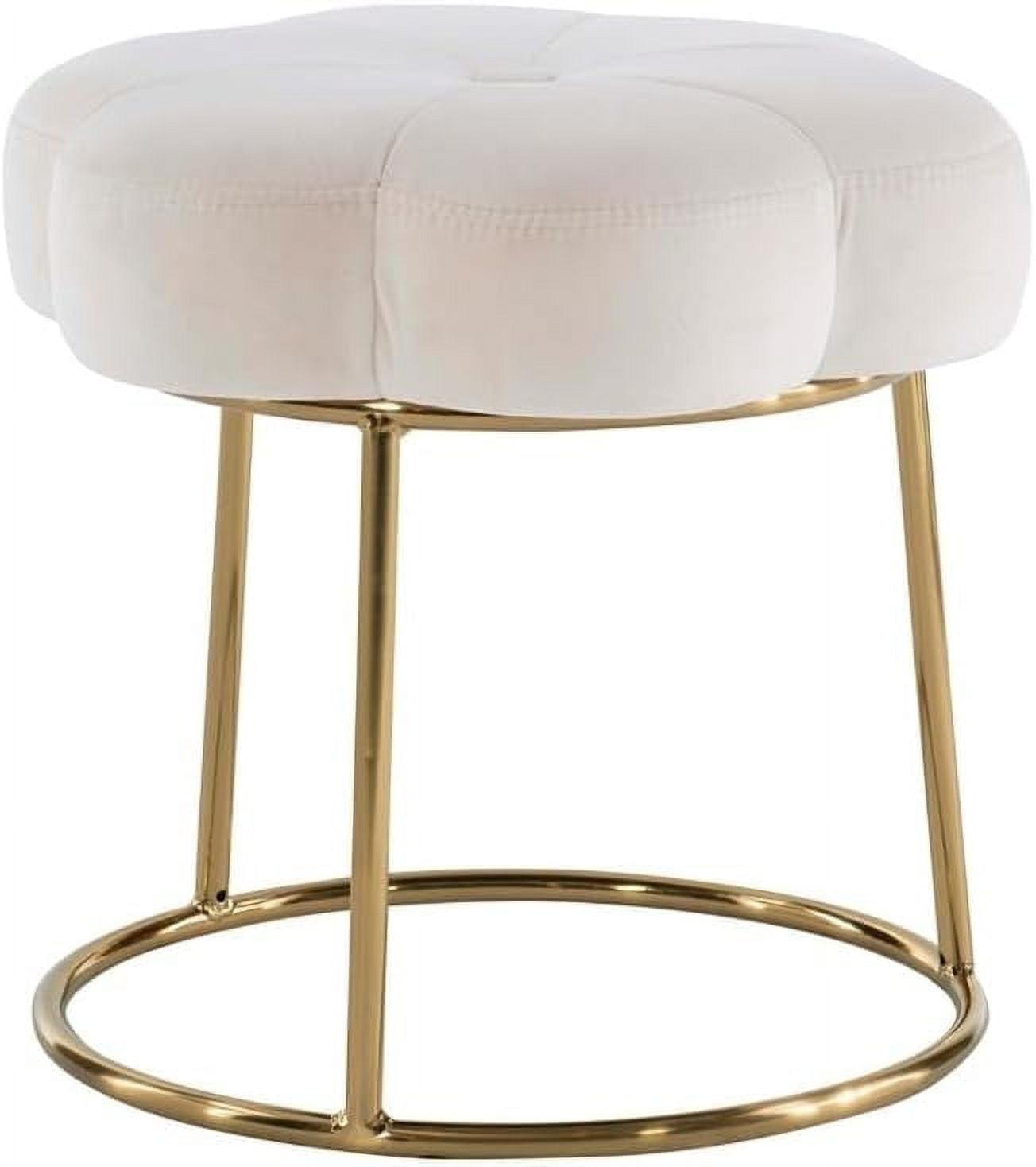 Ciara Flower Vanity Stool