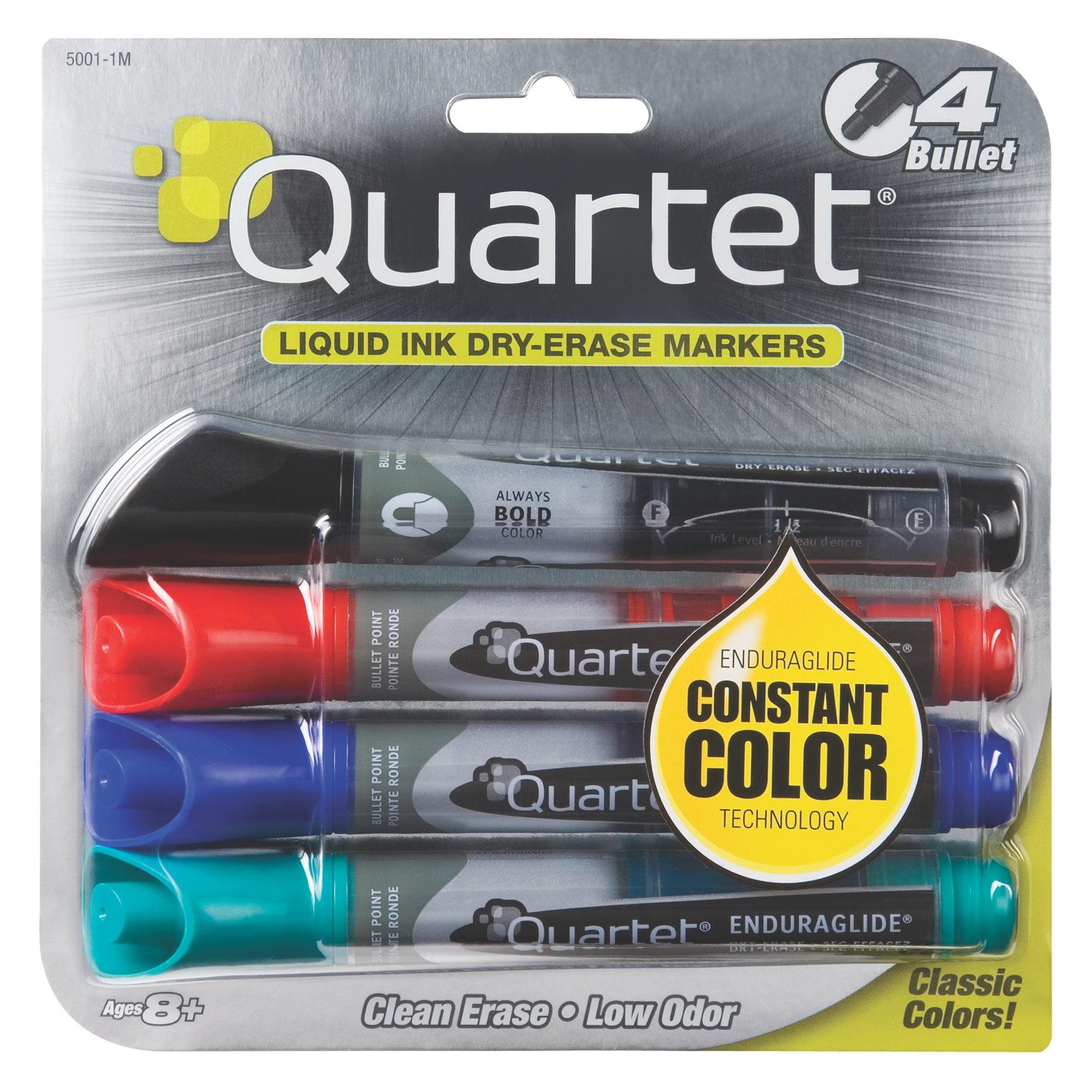 Quartet Dry Erase Marker Set,Bullet,PK4 5001-1MA