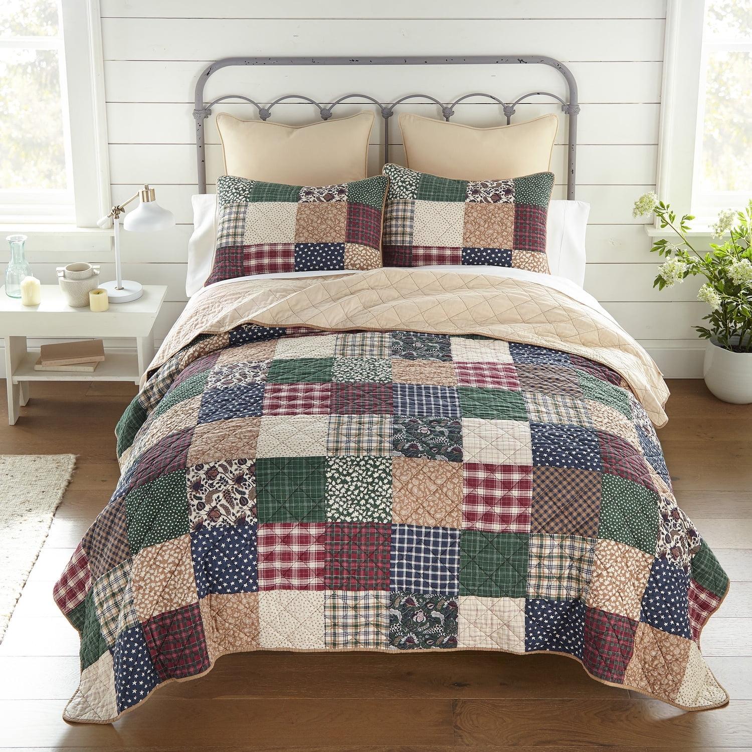 Donna Sharp Rustic Paisley 3pc Cotton Quilt Set