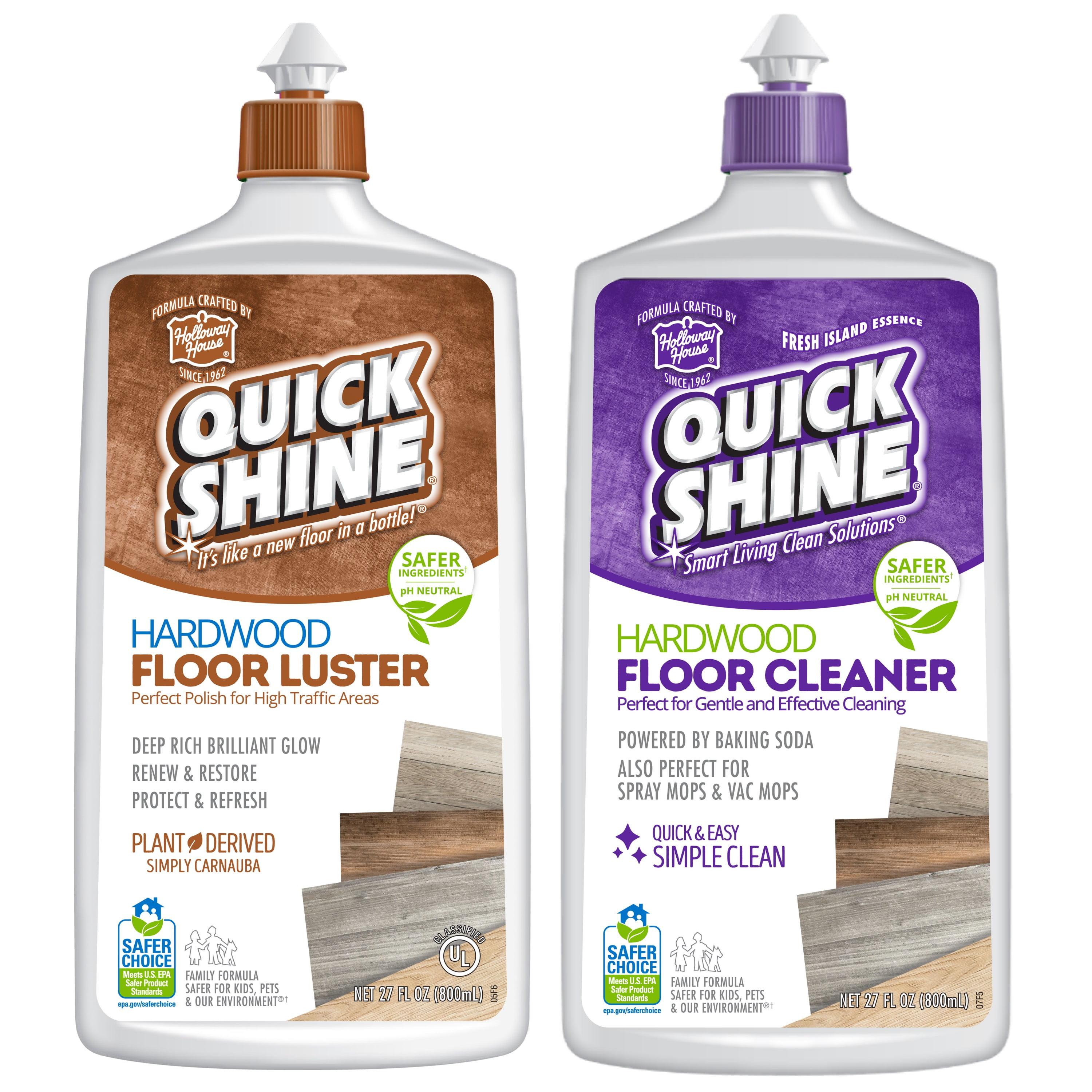 Quick Shine Hardwood Floor Cleaner and Luster Combo Pack