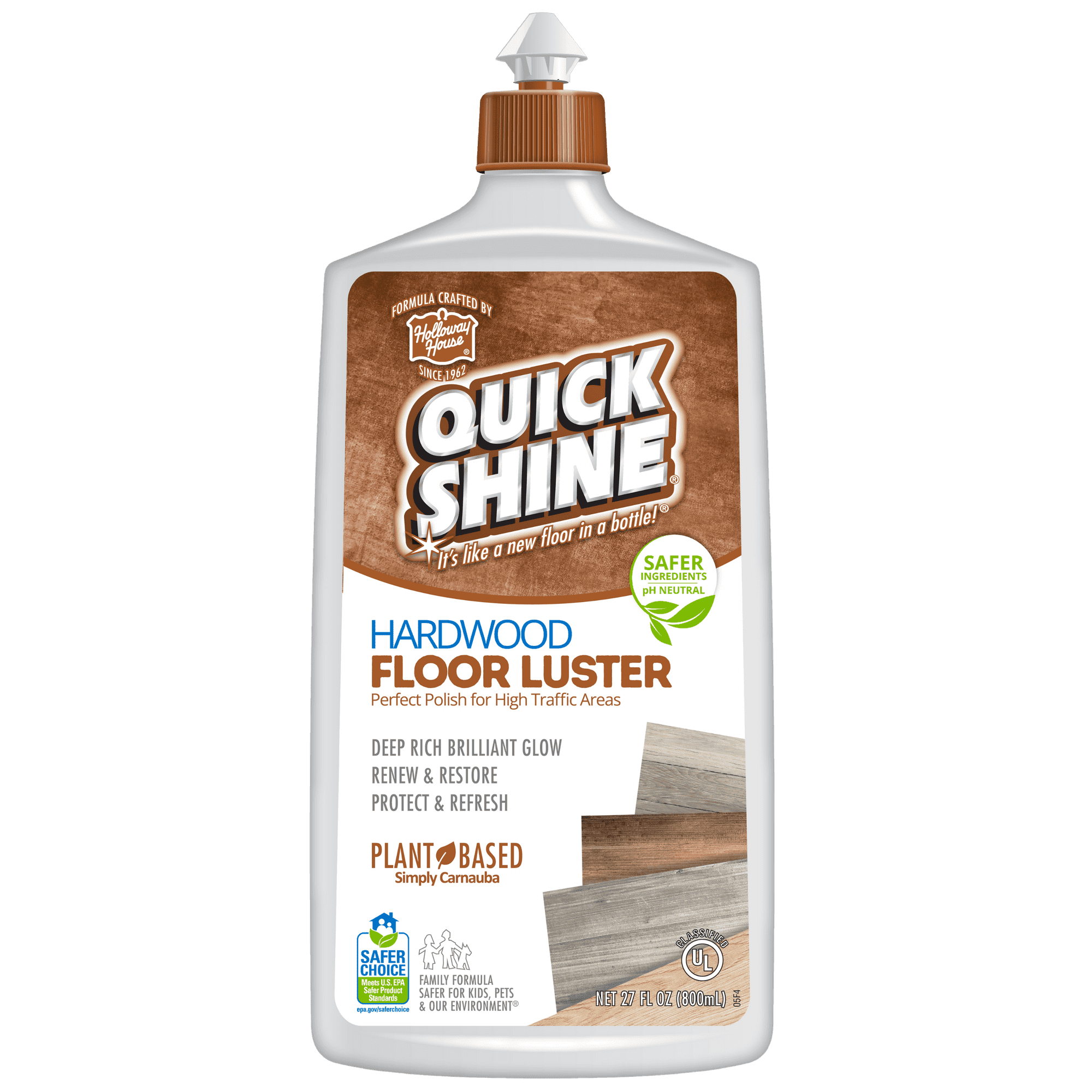 Quick Shine Unscented Hardwood Floor Luster, 27 oz Liquid