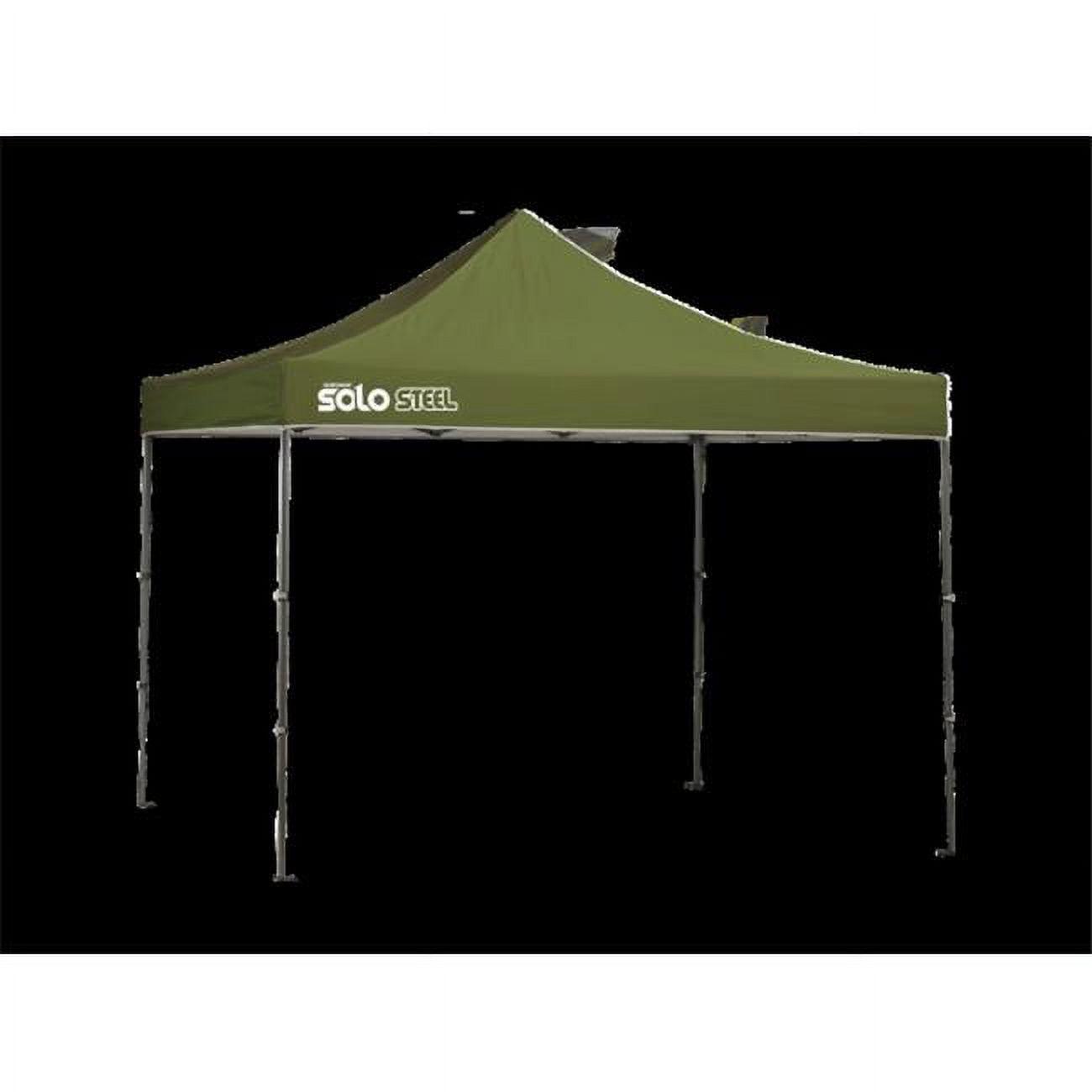 Olive Green 10' x 10' Steel Pop-Up Canopy