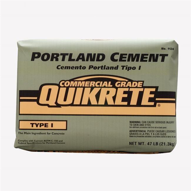 Quikrete 1124-47 Portland Cement, Gray, Solid, 47 lb Package, Bag