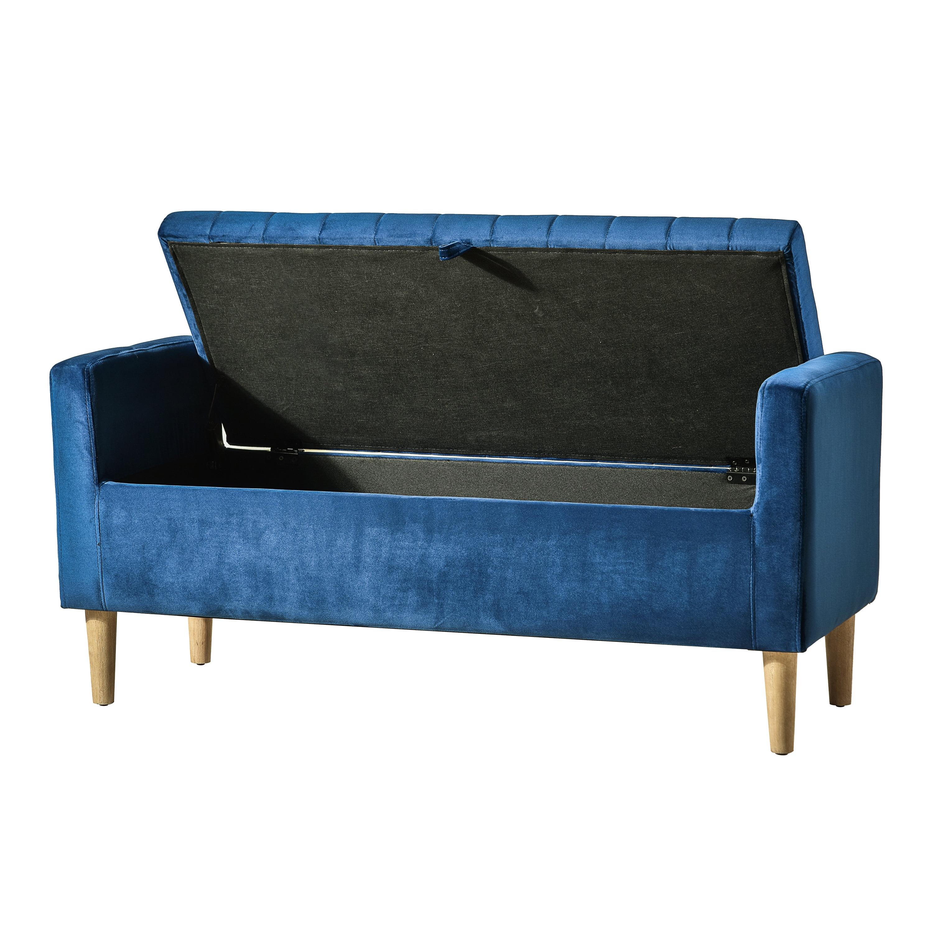 Storage Ottoman Bench, Bench With Storage, For Entryway, Bedroom, Living Room
