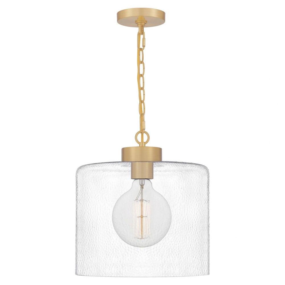 Quoizel Lighting Abner 1 - Light Pendant in  Aged Brass