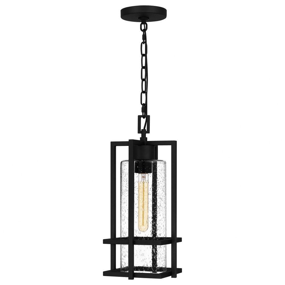 Quoizel Lighting Damien 1 - Light Pendant in  Earth Black