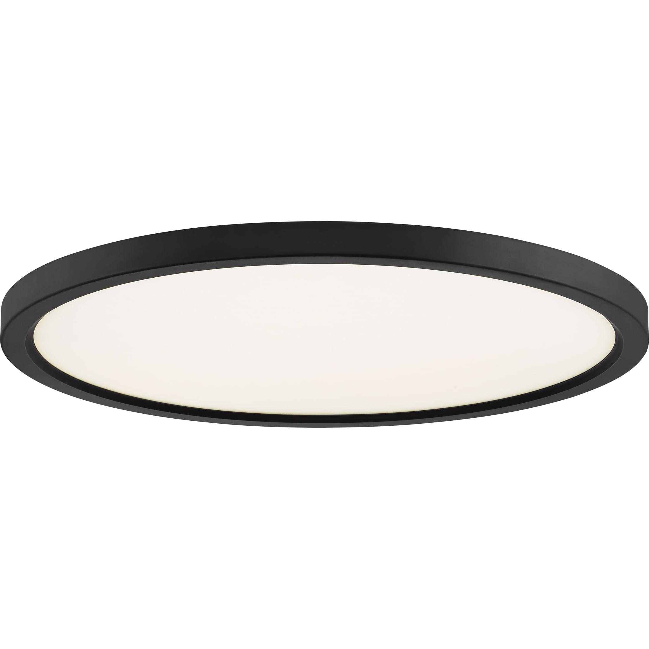 Brushed Nickel & Bronze 20" LED Indoor/Outdoor Flush Mount