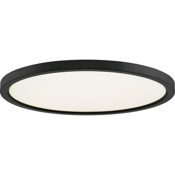 Quoizel Lighting Outskirts 1 - Light Flush Mount in  Oil Rubbed Bronze