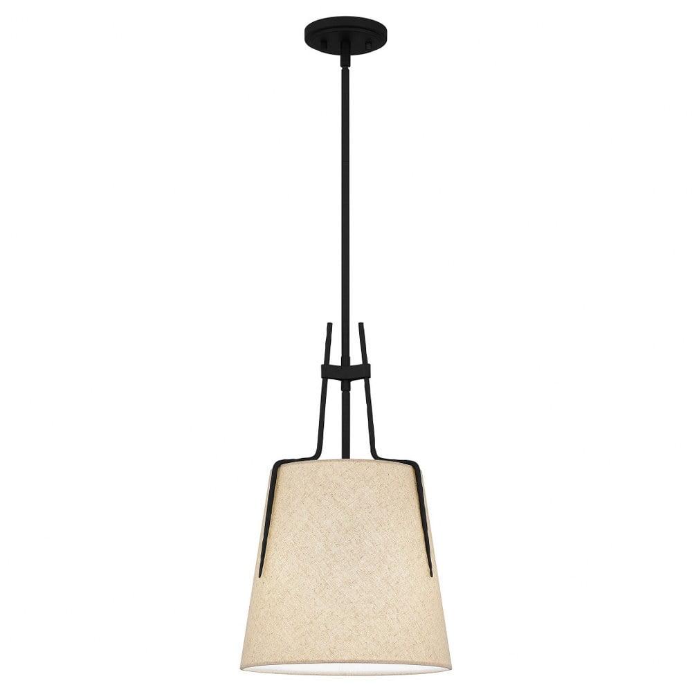 Quoizel Lighting Leona 1 - Light Pendant in  Matte Black