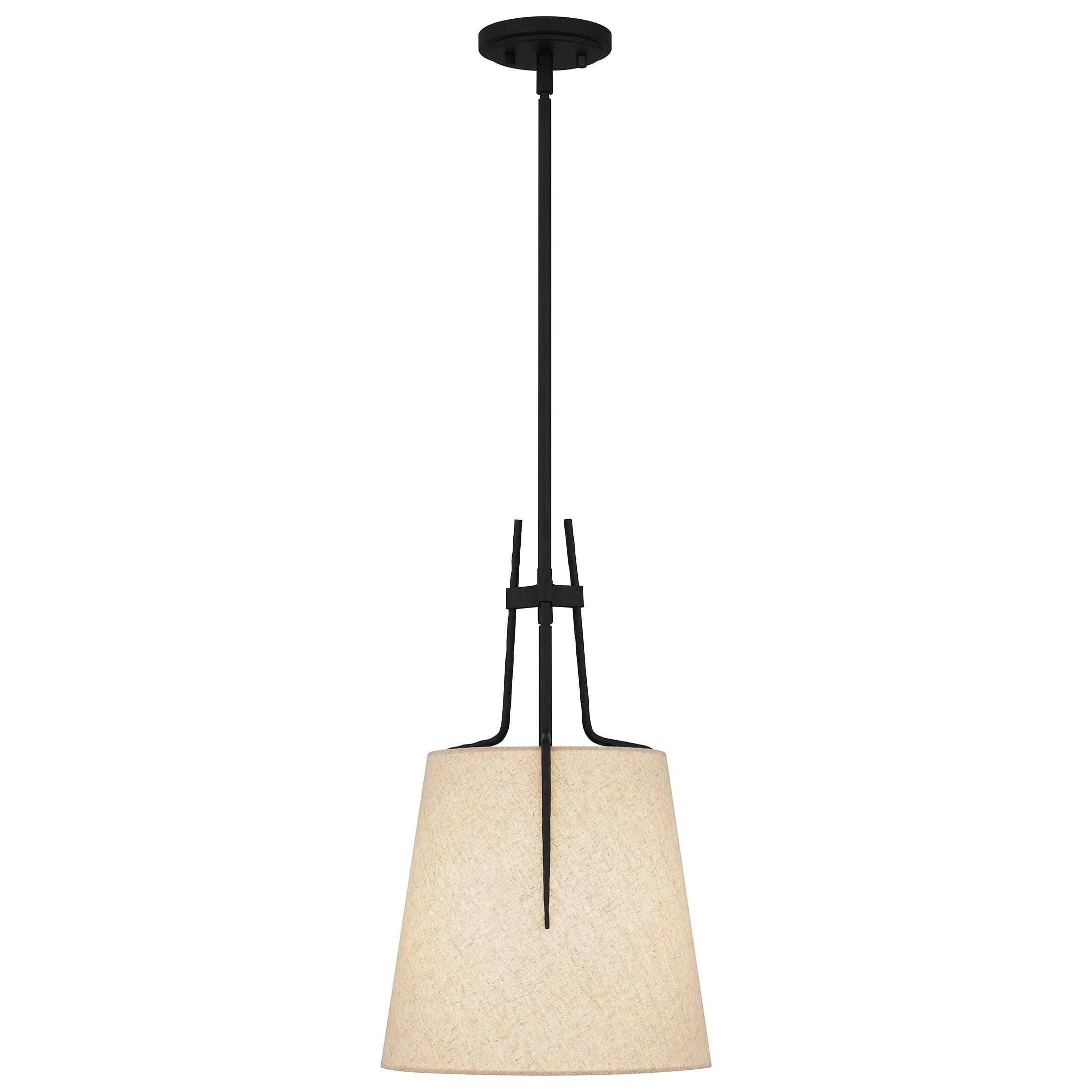 Quoizel Lighting Leona 1 - Light Pendant in  Matte Black