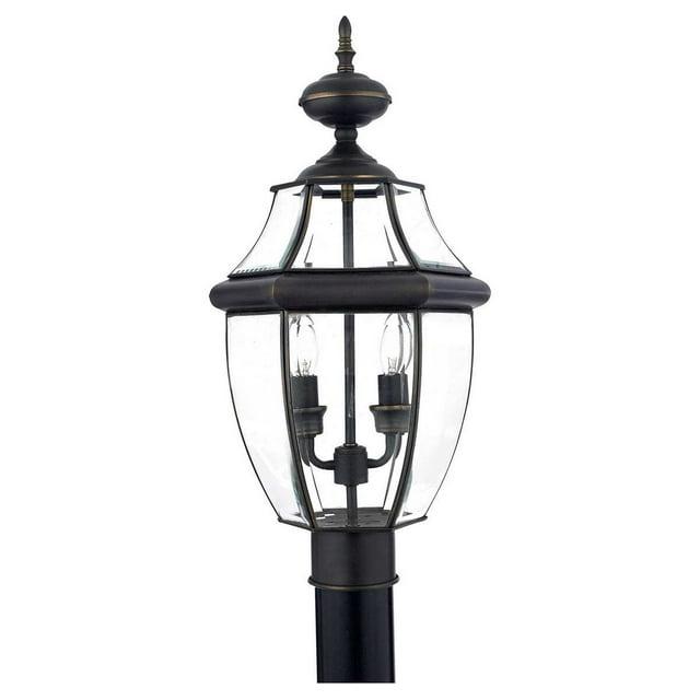 Quoizel Lighting Newbury 2 - Light Post Light in  Medici Bronze