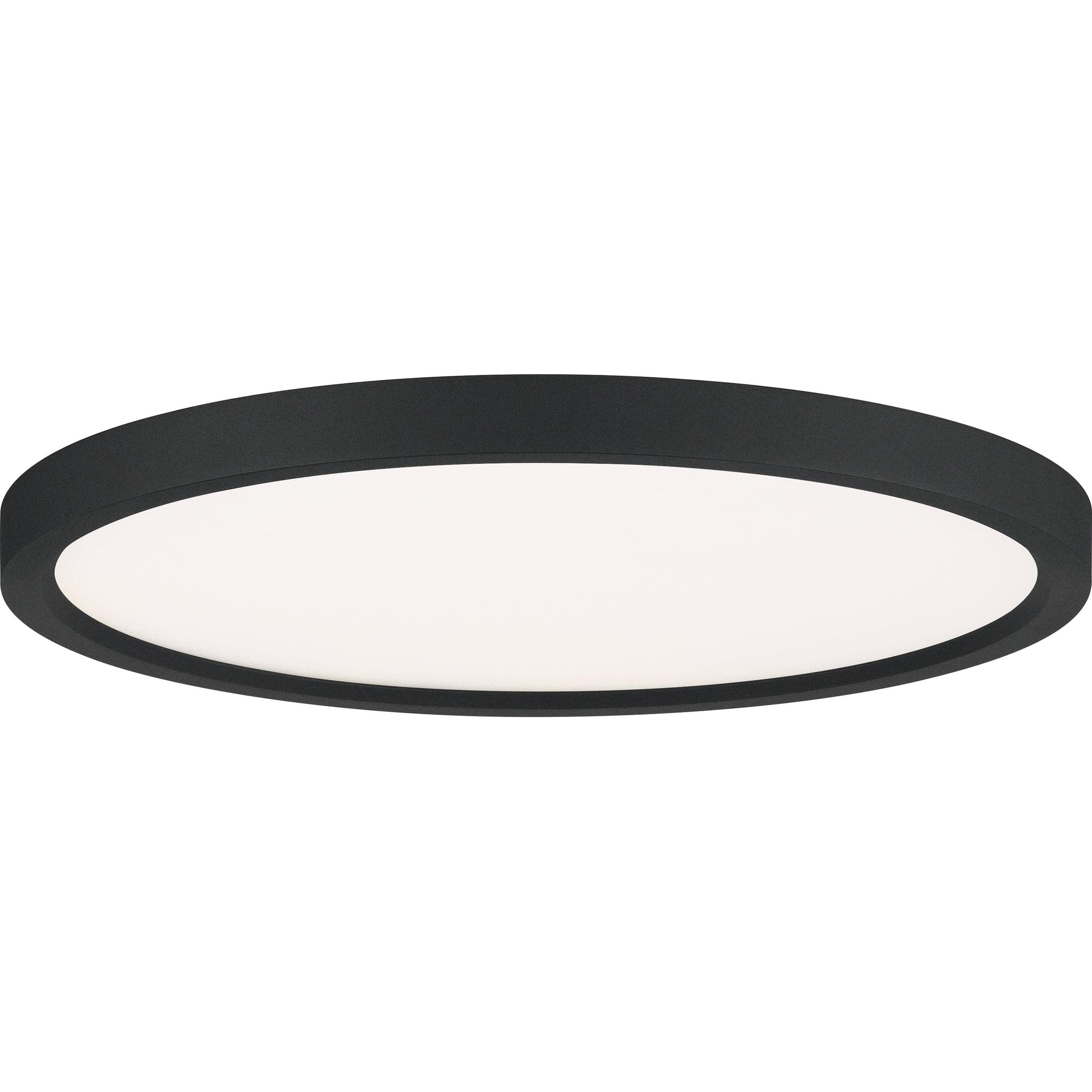 Quoizel Lighting Outskirts 1 - Light Flush Mount in  Earth Black