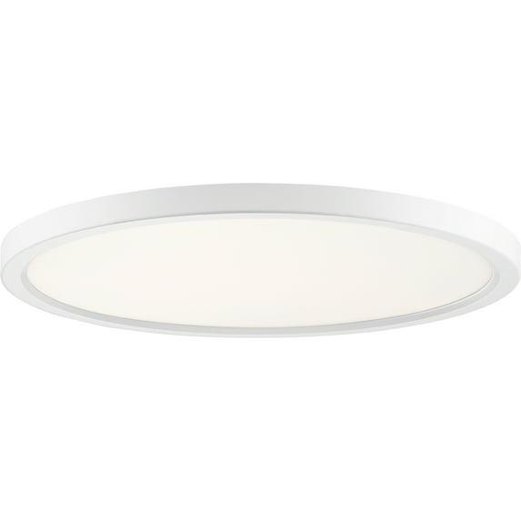 Quoizel Lighting Outskirts 1 - Light Flush Mount in  Fresco