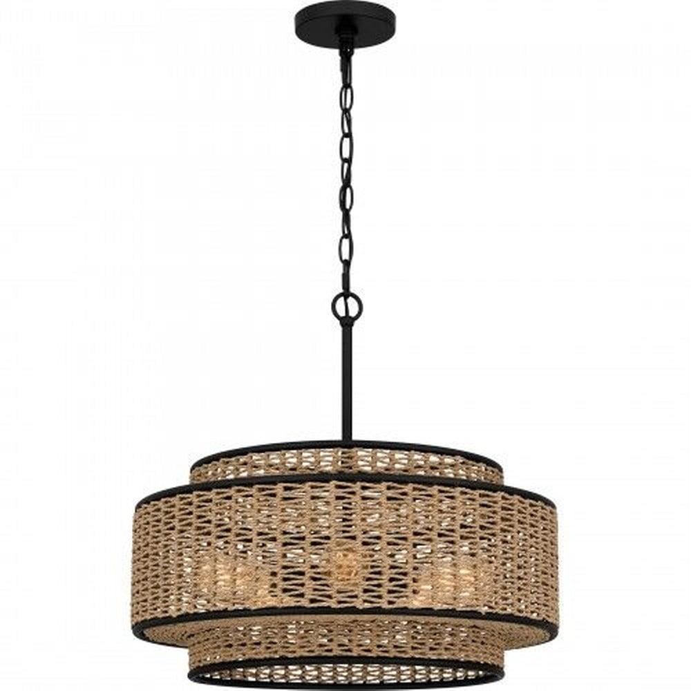 Quoizel Lighting 5 - Light Pendant in  Matte Black