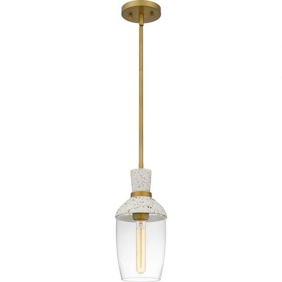 Quoizel Lighting 1 - Light Pendant in  Aged Brass