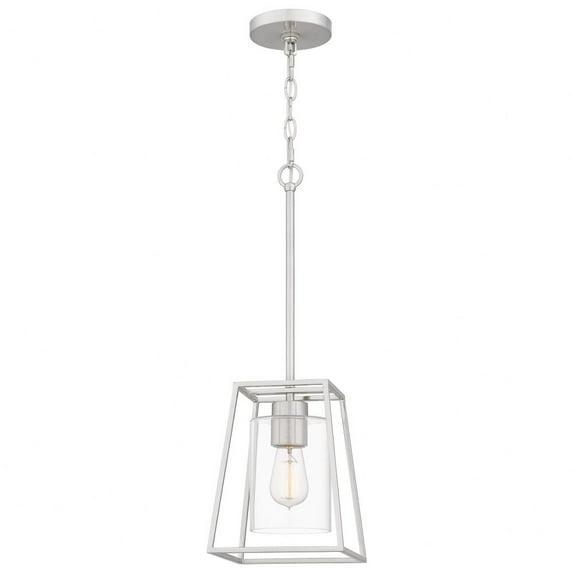 Quoizel Lighting Prescott 1 - Light Pendant in  Brushed Nickel