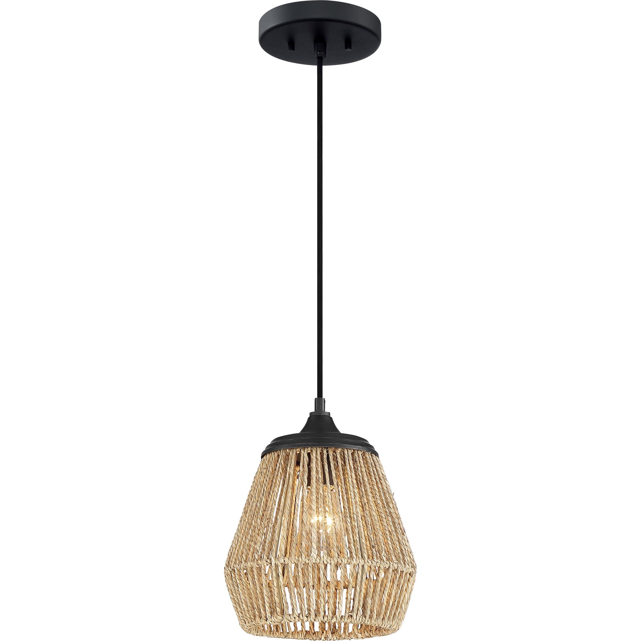 Quoizel Lighting Romain 1 - Light Pendant in  Earth Black