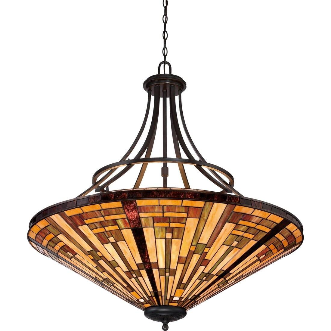 Quoizel TFST2840VB Stephen 8-Light Bowl Pendant in Dark Bronze